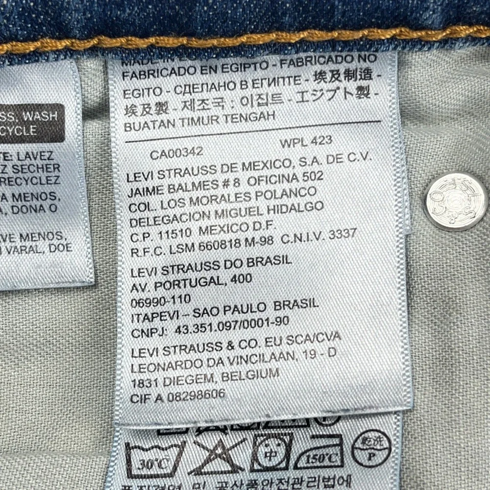 Levis 527 Slim Bootcut Jeans Mens 32x34 (32x32) Blue Denim Medium Wash